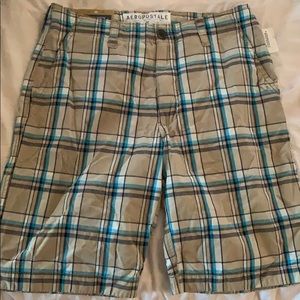 Aeropostale Longer Length- Flat Front Boys Shorts